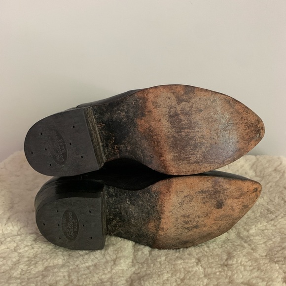 Brown Leather Cowboy boots size 7 (5 men’s) - Picture 6 of 6